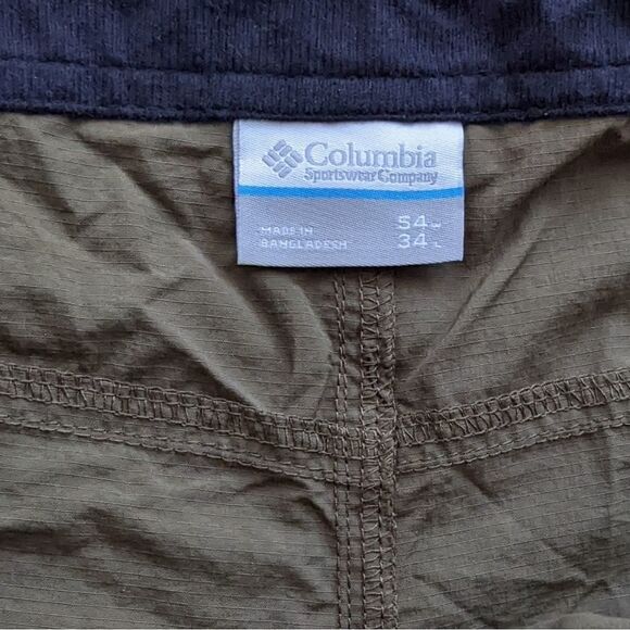 COLUMBIA Silver ridge convertible khaki hiking pants size 54 w 35 L NEW B1 - Picture 5 of 16